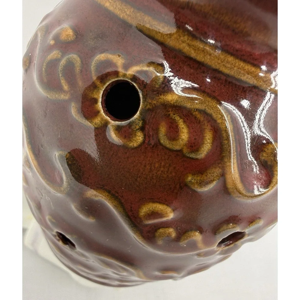 Scentsy Wax Warmer Roma Brown Ceramic‎ Plug In Retired Home Décor EUC